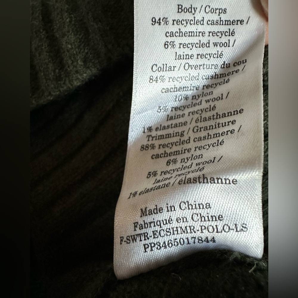 Everlane • Cashmere Polo Sweater - Picture 8 of 9